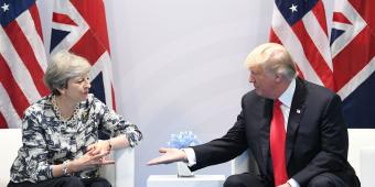 Theresa May to meet Donald Trump at Davos