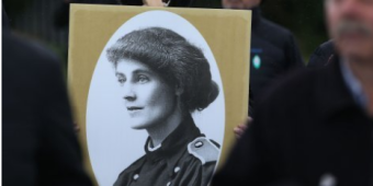 Sinn Féin’s Michelle Gildernew pays tribute to first female MP Constance Markievicz 100 years on from her election