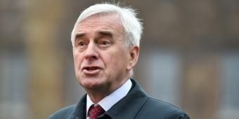 Theresa May heaps praise on Winston Churchill after John McDonnell brands him a 'villain'