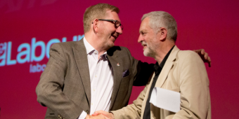 Len McCluskey: Jeremy Corbyn should be in no hurry to resign if Labour loses election