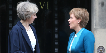 Theresa May rejects Nicola Sturgeon indyref2 demand and insists UK must 'pull together'