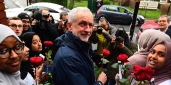 Man arrested for allegedly hitting Jeremy Corbyn with an egg on mosque visit
