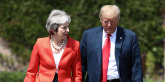 Revealed: Donald Trump’s bad-tempered phone call with Theresa May over Iran and Brexit