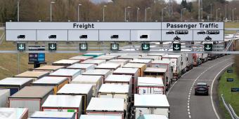 Truckers caught up in French customs dispute magnet for migrants