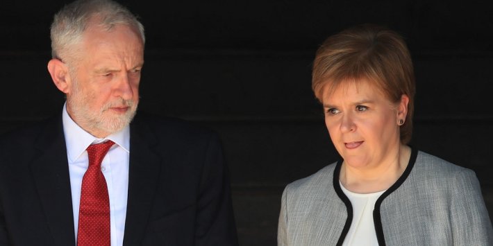 Nicola Sturgeon Suggests She Could Back Plans To Install Jeremy Corbyn As Caretaker Prime Minister