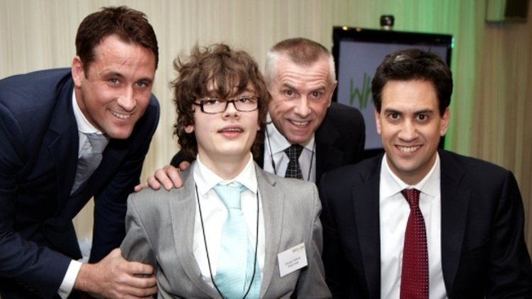 Ed Miliband praises Whizz-Kidz's 'extraordinary' work