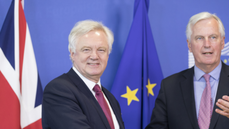 David Davis mocked over flying visit to Brussels for latest Brexit talks