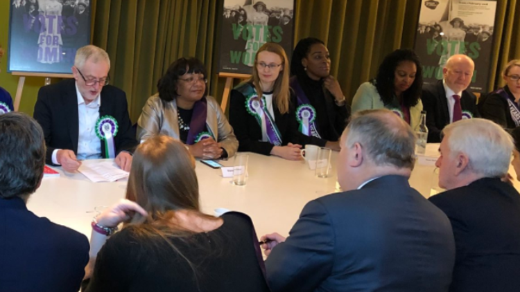 Jeremy Corbyn: A Labour government would officially pardon the Suffragettes