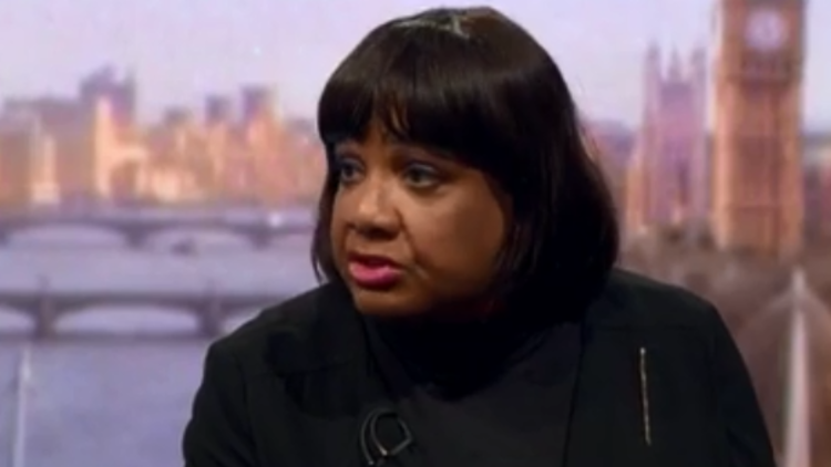 Diane Abbott suggests Labour would maintain current migration levels after Brexit