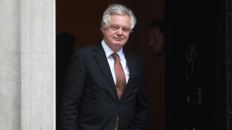 Government plunged into turmoil as David Davis quits as Brexit Secretary