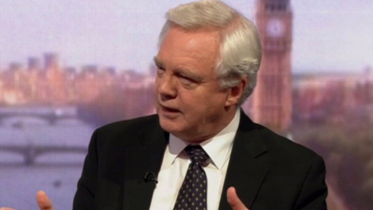 WATCH David Davis condemns 'silly' Michel Barnier as he denies £50bn divorce bill claim