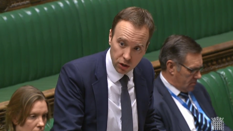New Culture Secretary Matt Hancock calls for wage equality between men and women at the BBC
