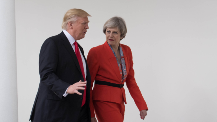 Donald Trump hits out at 'school mistress' Theresa May ahead of G7 summit