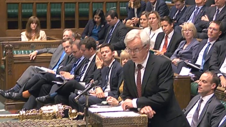 Voting against EU bill means 'chaotic' Brexit, claims David Davis