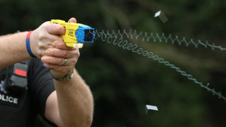 Public show support for officers carrying Taser - poll