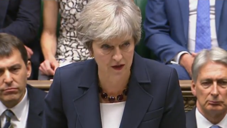 Theresa May demands apology from Jeremy Corbyn over ‘British Zionists’ jibe