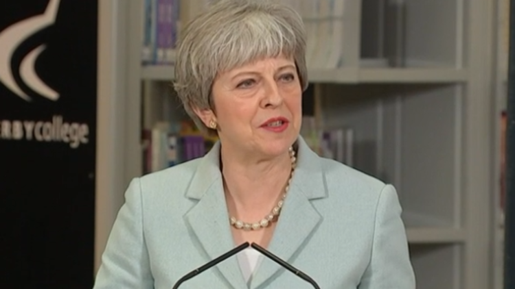 Theresa May: Workers would be hit by tax rises to pay for Labour’s free student fees policy