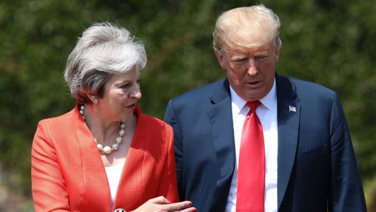 WATCH: Donald Trump accuses The Sun of 'fake news' and insists US-UK trade deal 'absolutely possible'