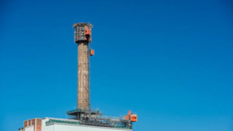 Sellafield’s biggest chimney chopped down to size