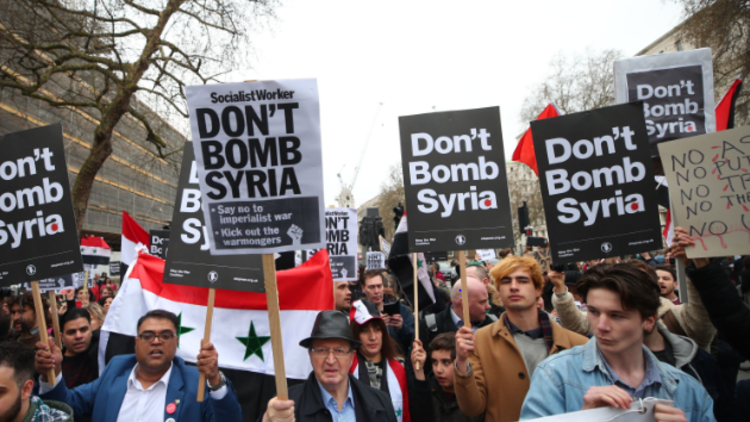 SNP accuse Theresa May of 'gesture bombing' over Syria military action