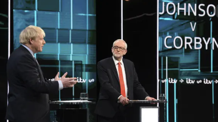 Boris Johnson and Jeremy Corbyn fail to land knockout blows in first TV debate
