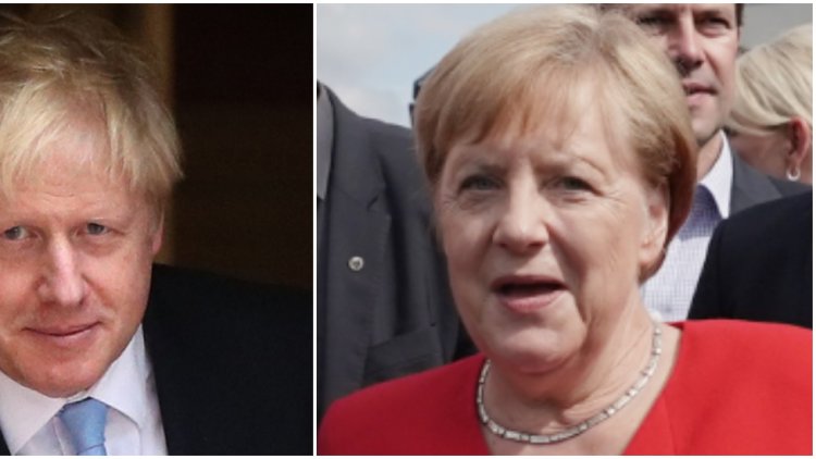 Boris Johnson heads to Berlin for crucial meeting with Angela Merkel amid demand to scrap backstop