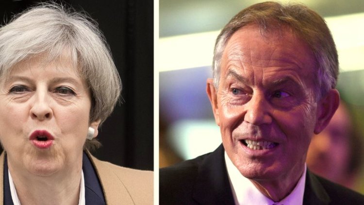 Theresa May launches searing attack on Tony Blair over calls for second Brexit vote