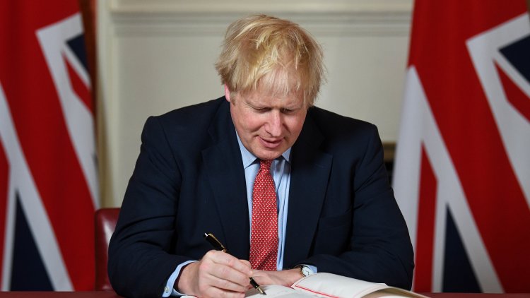 Boris Johnson heralds ‘new chapter in UK history’ after signing EU withdrawal agreement