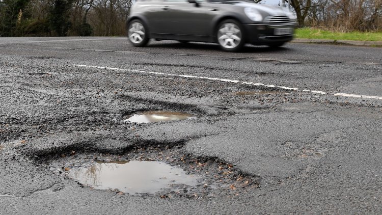 Budget to include £2.5bn to fix 50 million potholes over five years