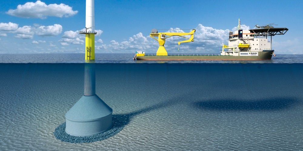 Concrete Gravity Foundations UK manufactured, costeffective solution