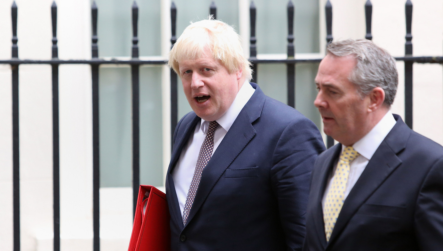 Boris Johnson and Liam Fox outside Downing Street Boris Johnson and Liam Fox outside Downing Street