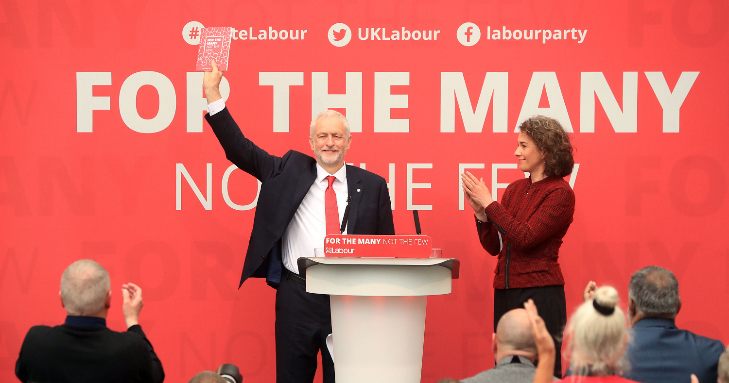 Jeremy Corbyn and Sarah Champion at the launch of Labour's 2017 general election manifesto Jeremy Corbyn and Sarah Champion at the launch of Labour's 2017 general election manifesto