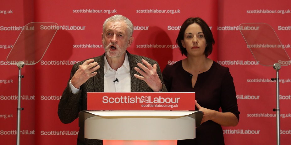 Jeremy Corbyn and Kezia Dugdale Jeremy Corbyn and Kezia Dugdale