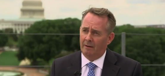 Liam Fox speaking in Washington Liam Fox speaking in Washington