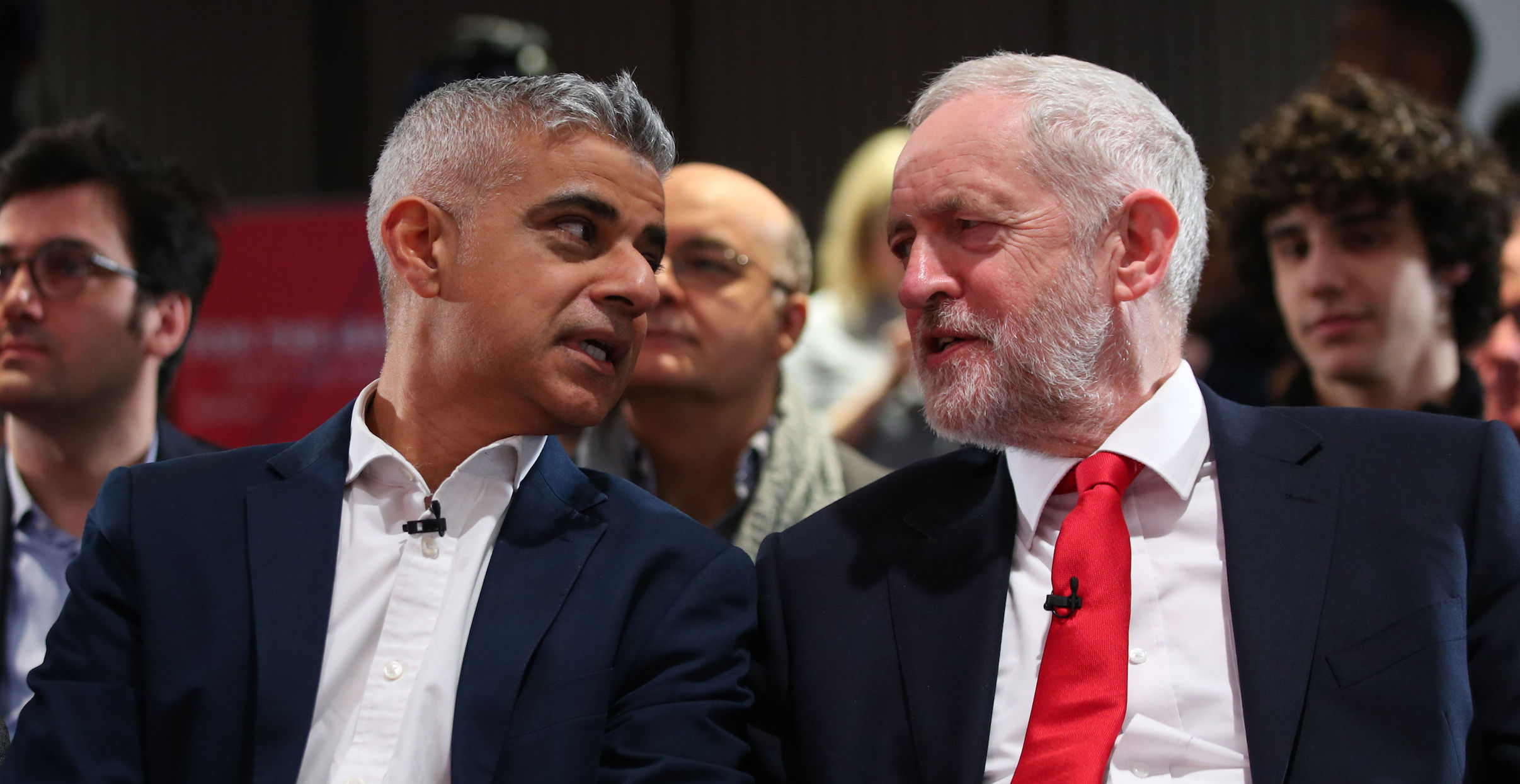 London mayor Sadiq Khan with Labour leader Jeremy Corbyn London mayor Sadiq Khan with Labour leader Jeremy Corbyn