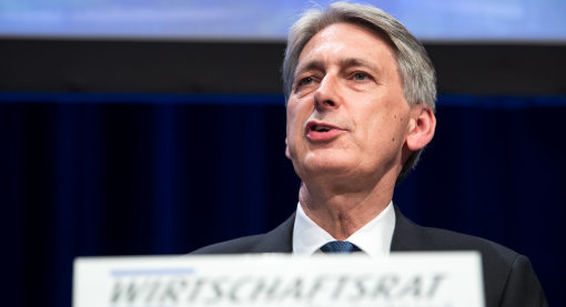 Philip Hammond makes a speech at the CDU Economic Council in Berlin Philip Hammond makes a speech at the CDU Economic Council in Berlin