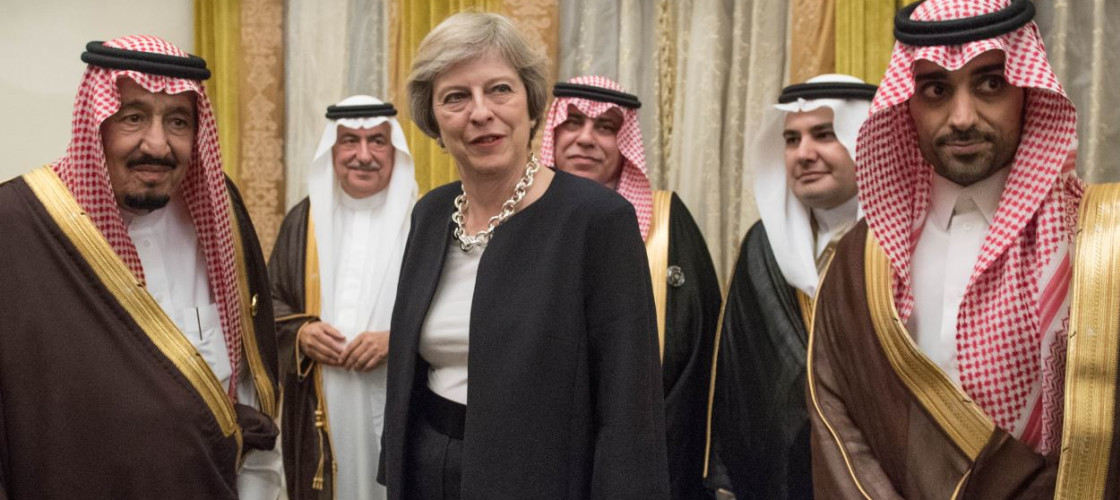 Prime Minister Theresa May meets King Salman bin Abdulaziz al Saud of Saudi Arabia Prime Minister Theresa May meets King Salman bin Abdulaziz al Saud of Saudi Arabia
