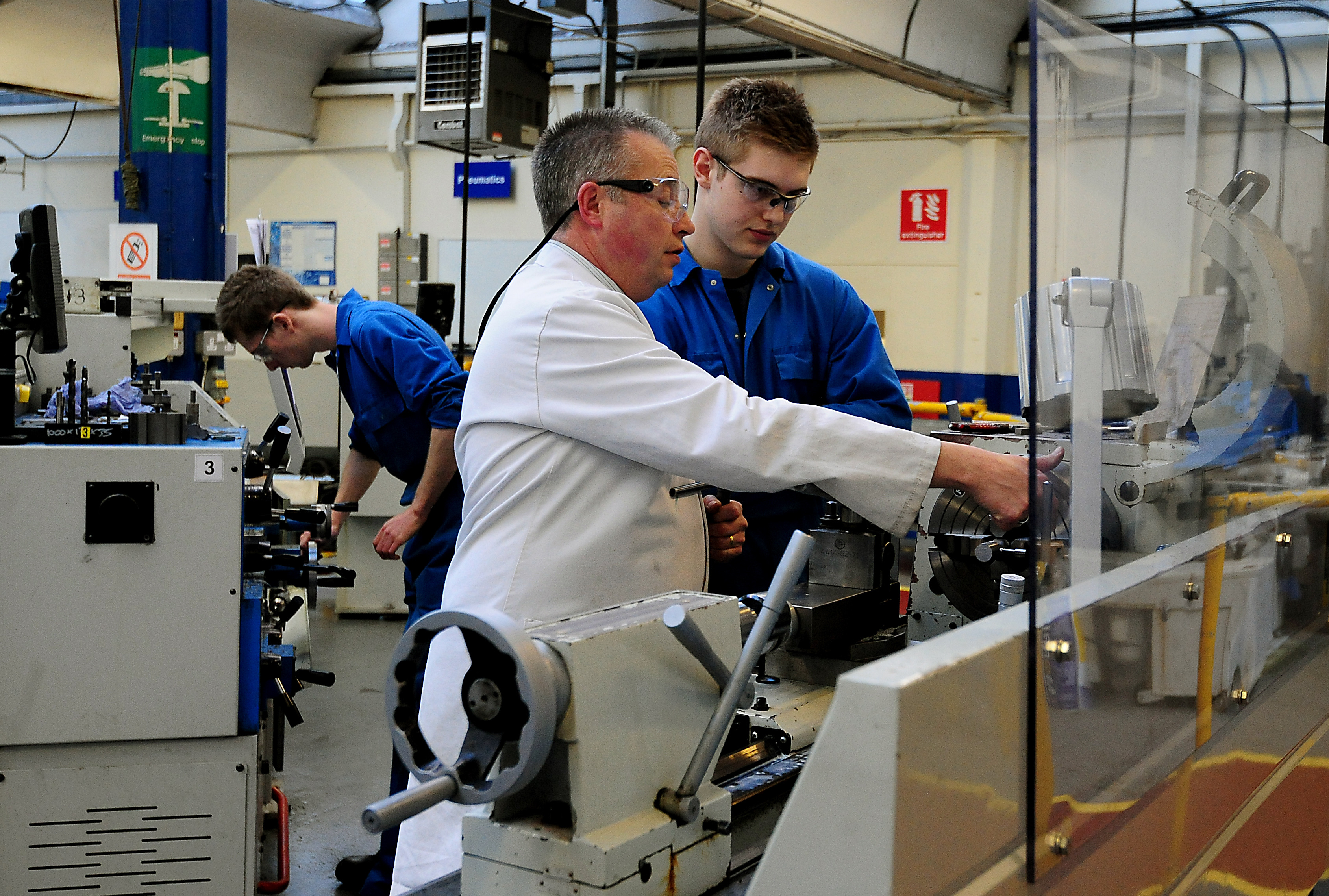 Apprentices in training Apprentices in training