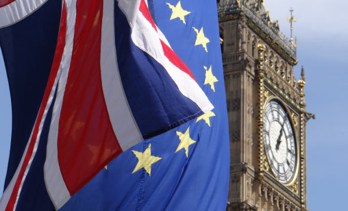 UK and EU flags UK and EU flags