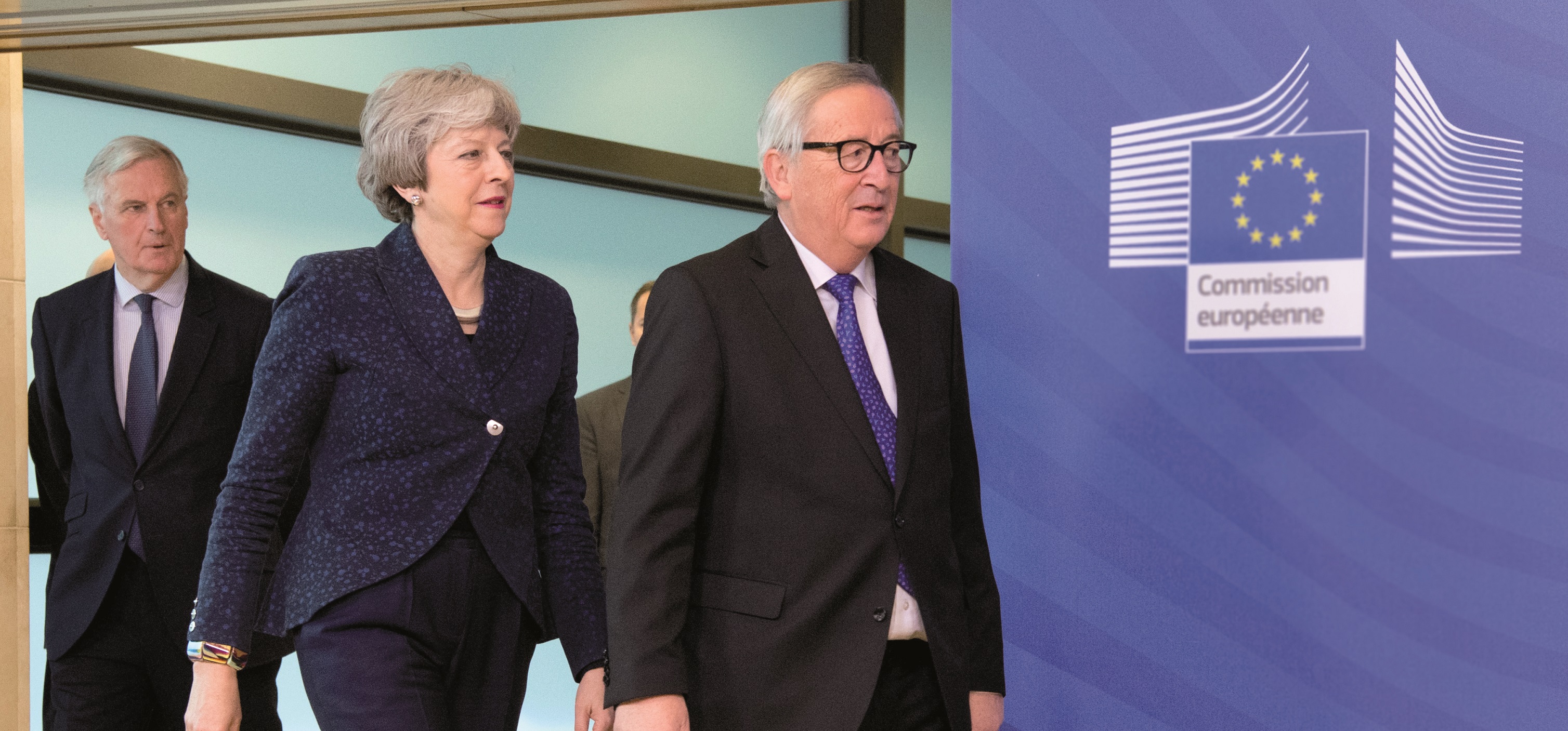 Theresa May and Jean Claude Juncker Theresa May and Jean Claude Juncker