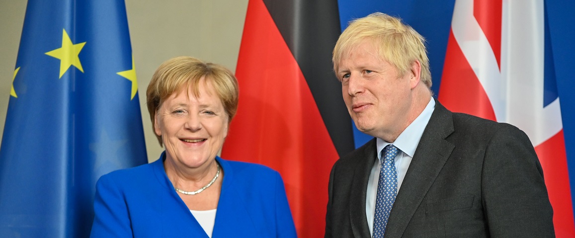 Angela Merkel and Boris Johnson Angela Merkel and Boris Johnson