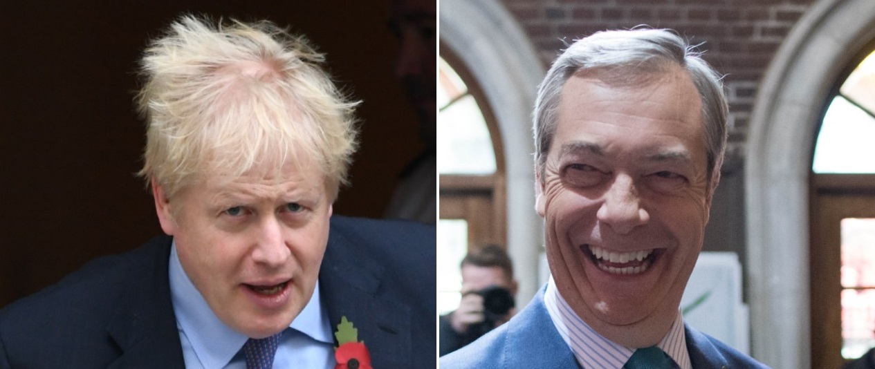 Boris Johnson and Nigel Farage Boris Johnson and Nigel Farage