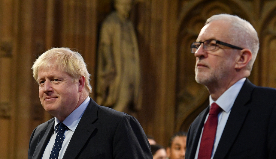 Boris Johnson and Jeremy Corbyn Boris Johnson and Jeremy Corbyn