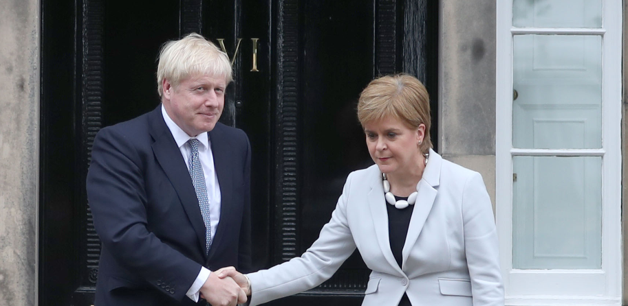 Boris Johnson and Nicola Sturgeon Boris Johnson and Nicola Sturgeon