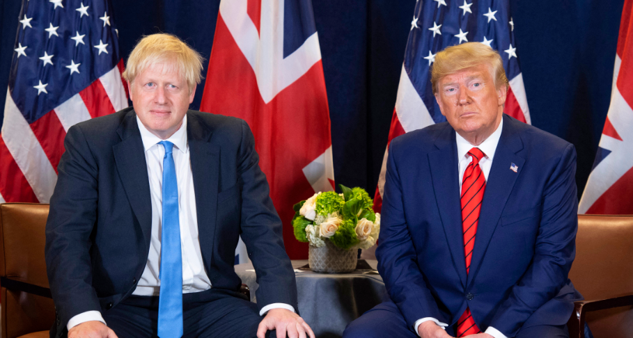 Boris Johnson and Donald Trump Boris Johnson and Donald Trump