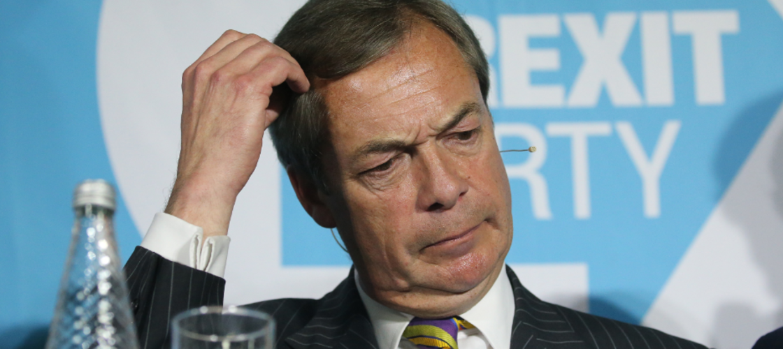 Brexit Party leader Nigel Farage Brexit Party leader Nigel Farage
