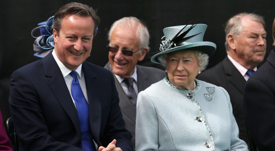 David Cameron and the Queen David Cameron and the Queen