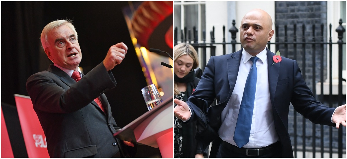 John McDonnell vs Sajid Javid John McDonnell vs Sajid Javid