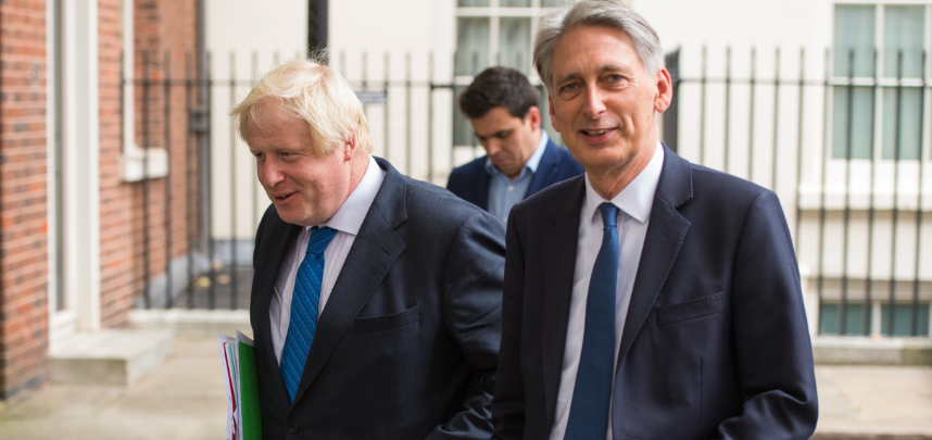 Boris Johnson and Philip Hammond Boris Johnson and Philip Hammond