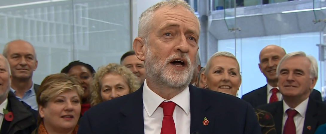 Jeremy Corbyn flanked by the Shadow Cabinet Jeremy Corbyn flanked by the Shadow Cabinet